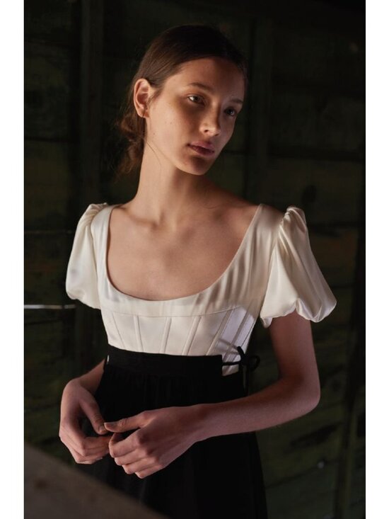 Hiraeth Dresses & Skirts - NWT $995 Hiraeth Camille Dress Black White Size 4